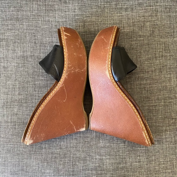 PRADA WEDGE MULES/SANDALS 39.5 - Picture 4 of 10